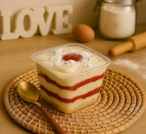Bolo De Pote Ninho Com Morango 250ml